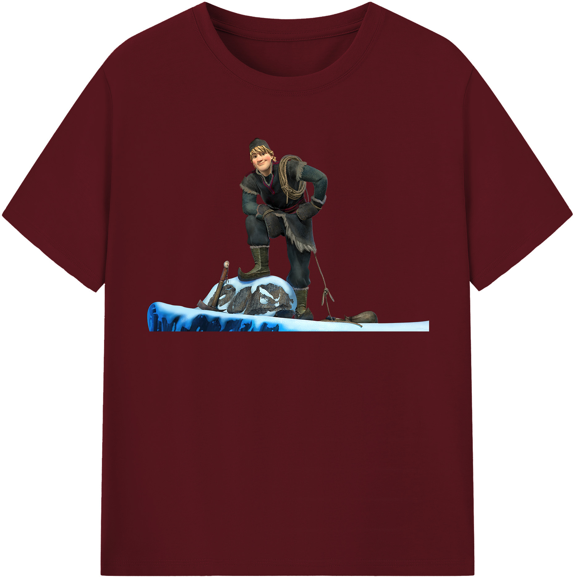 （画像用） アナと雪の女王 アンナ エルサ Frozen Anna Elsa 綿100％半袖Tシャツ（フロントプリント）